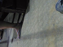 Pies, Fetiche de pies, Al aire libre, Voyeur