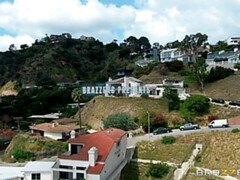 Amerikaans, Zwart, Blond, Hondjeshouding, Hakken, Interraciaal, Ondergoed, Tepels