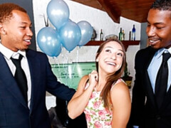 Zwart, Pijpbeurt, Hondjeshouding, Dubbele penetratie, Harig, Handbeurt, Interraciaal, Tiener