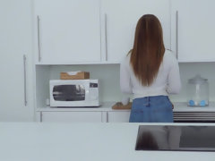 Arsch, Schwarz, Blondine, Braunhaarige, Jeans, Natürlichen titten, Muschi, Titten