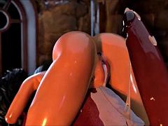 Tussi, Grosser schwanz, Grosse titten, Titten