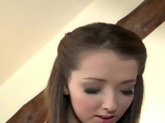 Czech Cutie with Enormous Big Natural Boobs Sucks and Fucks her BF for Cumshot