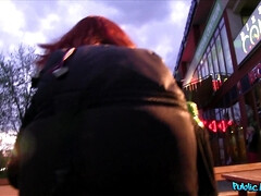 Sucer une bite, En levrette, Européenne, De plein air, Pov, Public, Rousse roux, Espagnole