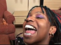 chick with dreads gets pounded