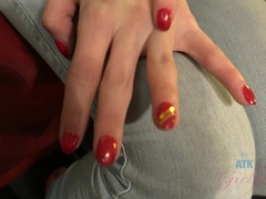 浴室, ブロンド, 汚れた　, ジーンズ, 小柄, ハメ撮り, オマンコ, オッパイの