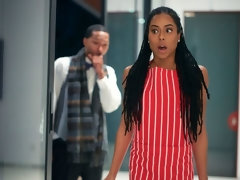 Schwarz, Blasen, Schwarz, Handjob, Küssen, Dürr, Jungendliche (18+), Titten