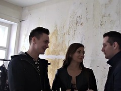 Blasen, Doppelpenetration, Europäisch, Deutsch, Reif, Milf, Schlampe, Flotter dreier