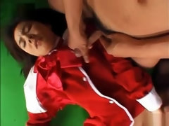 アジア人, フェラチオ, 着衣女と全裸男, イく瞬間, 顔射, ハードコア, ストッキング, ティーン