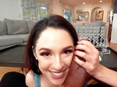 Chica, Culo grande, Morena, Polla, Interracial, Pov