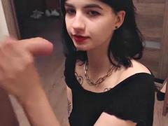 Anal, Sucer une bite, Brunette brune, Couple, Gode, Webcam