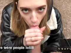 Leie, Blondine, Blasen, Kehlenfick, Lingerie, Pov, Reiten, Strümpfe