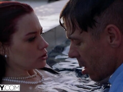 お尻, 舐める尻, アスtoマウス, デカパイ, フェラチオ, 口内発射, 顔射, 赤毛