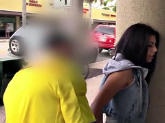 LP Office screw Kat Arinas pussy from behind