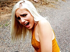 Grote lul, Blond, Hondjeshouding, Natuurlijke tieten, Gezichtspunt, Mager, Tiener, Tieten likken