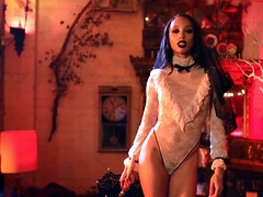 Noire, Masturbation, Solo, Adolescente, Nénés