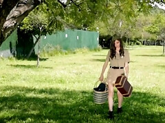 Ejército, Mamada, Morena, Ébano, Sexo duro, Besar, Lamidas, Adolescente