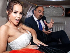 アナル, デカ尻, デカパイ, フェラチオ, 結婚, 茶髪の, 車, バック
