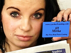 Czech Sex Casting - straight hair movie