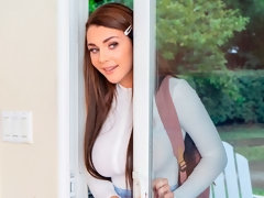 Seduced angel with round bottom Gabbie Carter fucked like never before