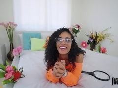 Americano, Negro, Latina, Tetas naturales, Pequeña, Coño, Cabello corto, Tetas