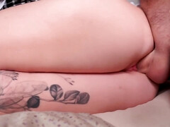 Amateur, Gros seins, Sucer une bite, Brunette brune, Poupée, Faciale, Chatte, Mouillée