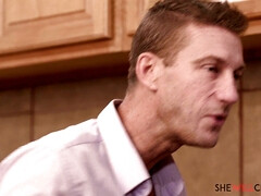 Rondborstig, Bedriegen, Harig, Hardcore, Hd, Moeder, Realiteit, Vrouw