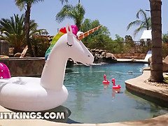 Asiático, Morena, Grupo, Enorme, Interracial, Japonés, Lencería, Realidad