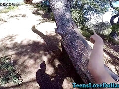 18 ans, Tir de sperme, En levrette, Hd, De plein air, Réalité, Criant, Adolescente