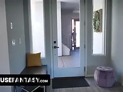 アメリカ人, アジア人, デカチン, ブロンド, フェラチオ, 服従, 彼女, Hd