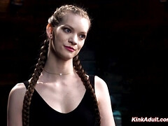 Sadomasochismus, Blondine, Fesselspiele, Fingern, Handschuhe, Hd, Rau, Sklave