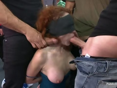 Sadomasoquismo, Mamada, Amarrada, Hembra, Humillación, Público, Castigada, Sexo fuerte