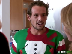 兄弟, 大学生, コンドーム, バック, パンティ, オマンコ, ガリガリ, スカート