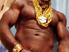 Verga grande, Negro, Corridas, Ébano, Gay, Peludo, Estrella porno, Tatuaje