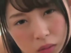 Seducing asian whore got a huge cumshot on her face