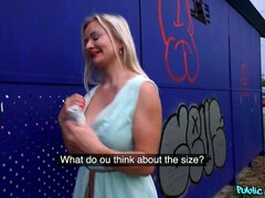 Americano, Culo, Tetas grandes, Corridas, Polla, Al aire libre, Público, Nalgadas