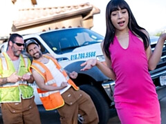 お尻, デカチン, フェラチオ, バック, 自然山雀, アウトドア, ガリガリ, オッパイの