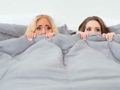 ブロンド, フェラチオ, 捕まる, バック, 女 人男 人, ハードコア, なめる, のぞき