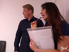 British Mature with Huge Boobs Hardcore