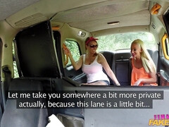 車, レズビアン, なめる, アウトドア, オマンコ