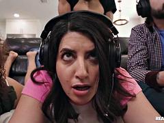 Sex Orgy With Horny Gamer Girls Willow Ryder And Sarah Arabic
