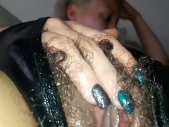 Enthousiasteling, Lieveling, Sperma, Harig, Latijnse vrouw, Masseren, Masturbatie