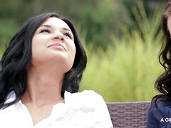 Keira's Outdoor Swing Affair Ignites Wild Lesbian Lust