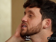 Mooi, Bruinharig, Gek, Man die toekijkt, Europees, Man, Natuurlijke tieten, Vrouw