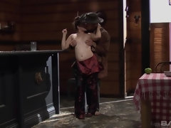 アジア人, 茶髪の, イく瞬間, 顔射, 異人種間