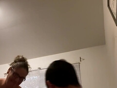 素人, デカパイ, フェラチオ, 巨乳な, カップル, ラティーナ, 母, 自然山雀