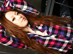 Pretty Asian chick Ria Sakurai shows some blowjob skills