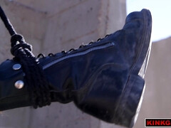 緊縛, ボンデージ, チン, 服従, ゲイ, アウトドア, 前立腺, タトゥー