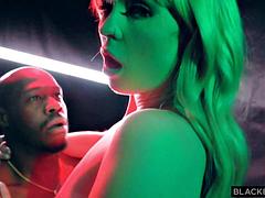 Verga grande, Negro, Rubia, Mamada, Ébano, Hd, Interracial, Montar