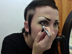 Bikini, Brunette brune, Talons, Latex, Lingerie, Collant, Piercing