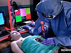 18 jaar, Grote kont, Grote lul, Grote mammen, Pijpbeurt, Hondjeshouding, Roodharige vrouw, Mager